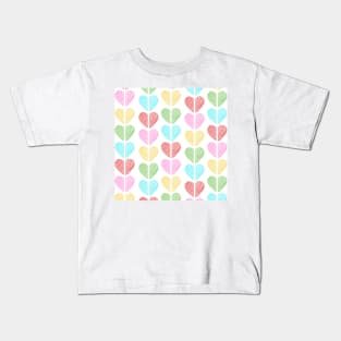 Colourful Hearts Kids T-Shirt